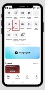 capcut mod apk ai model