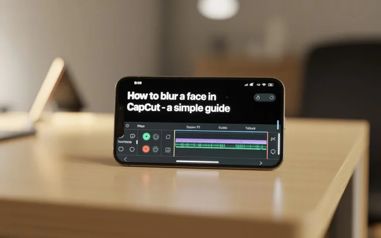 How to blur a face in Capcut
