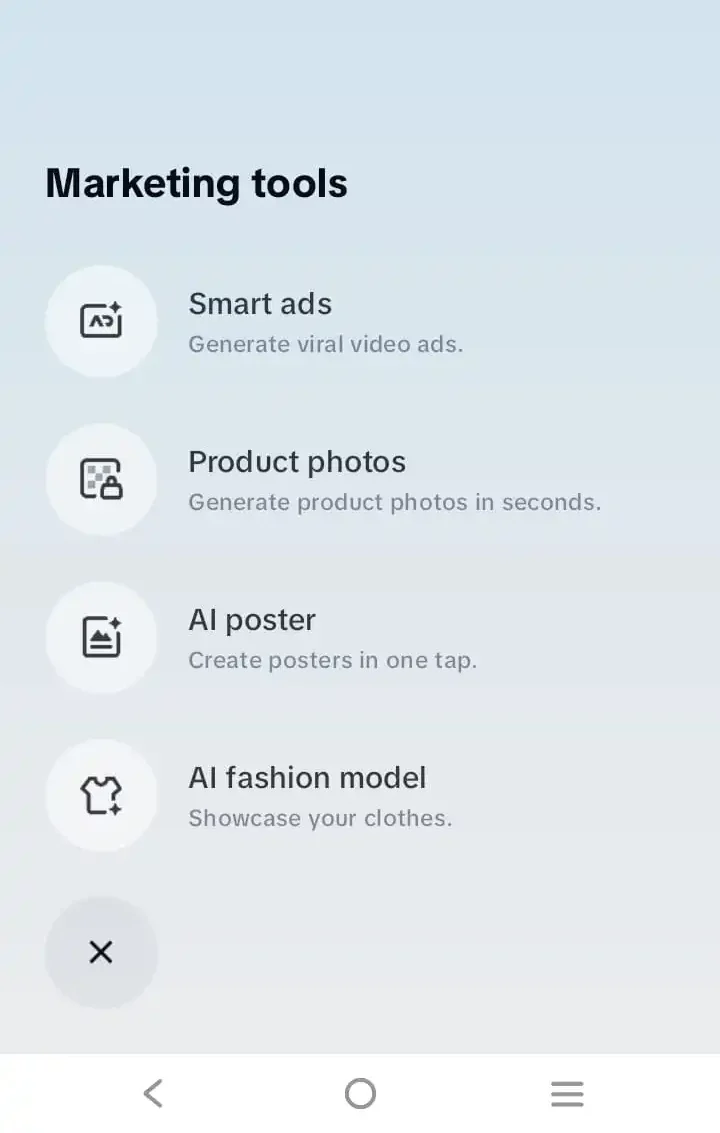 Marketing Tools in Capcut