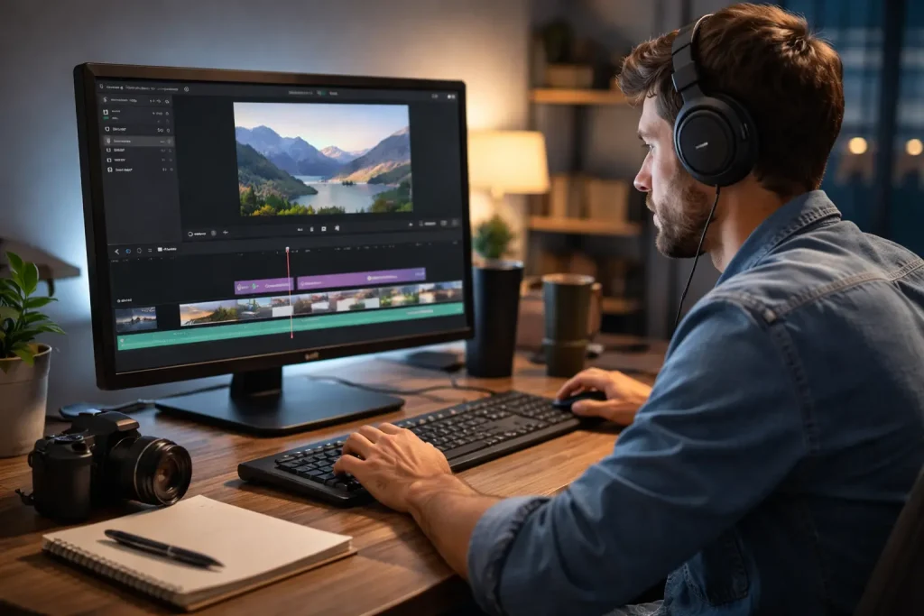 editing videos in capcut on pc is more relaxable than on mobile