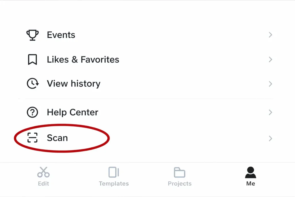 how we can easily scan QR code in capcut to access templates