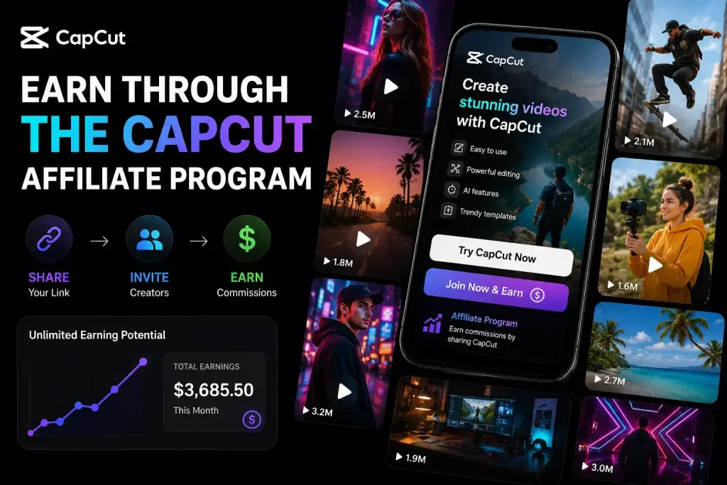 Earn Through the CapCut Affiliate Program