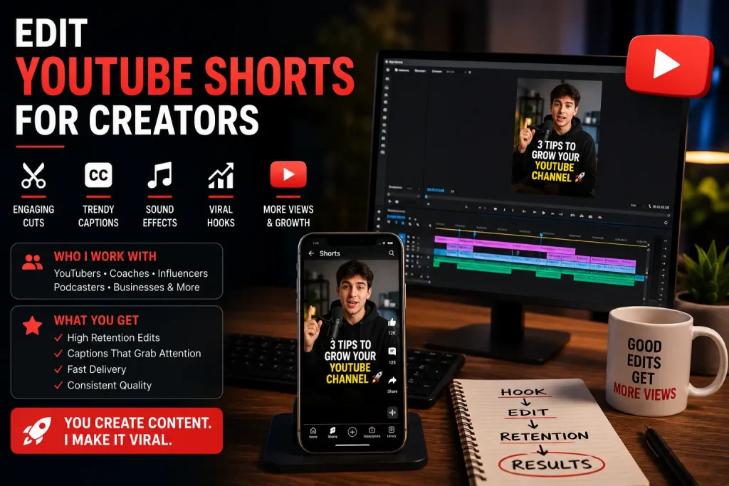 edit YouTube Shorts for creators