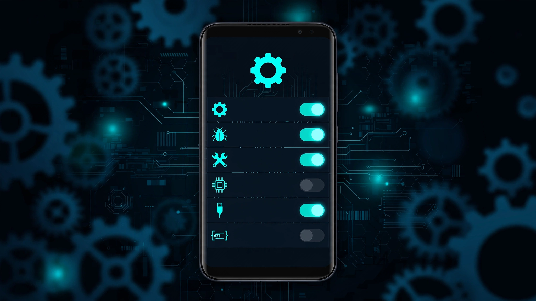 Android developer options screen for advanced install flow