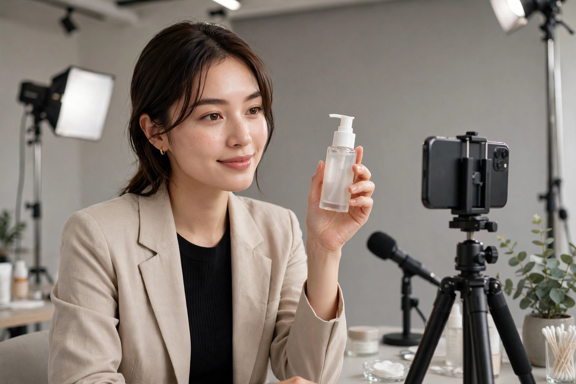 AI avatar creating a shoppable product video in CapCut Commerce Pro