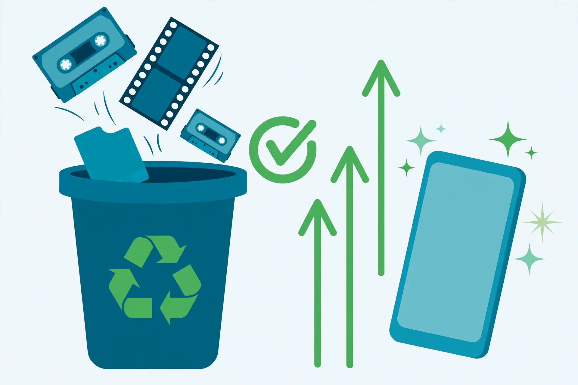 Deleting old CapCut exports and projects to free up storage space
